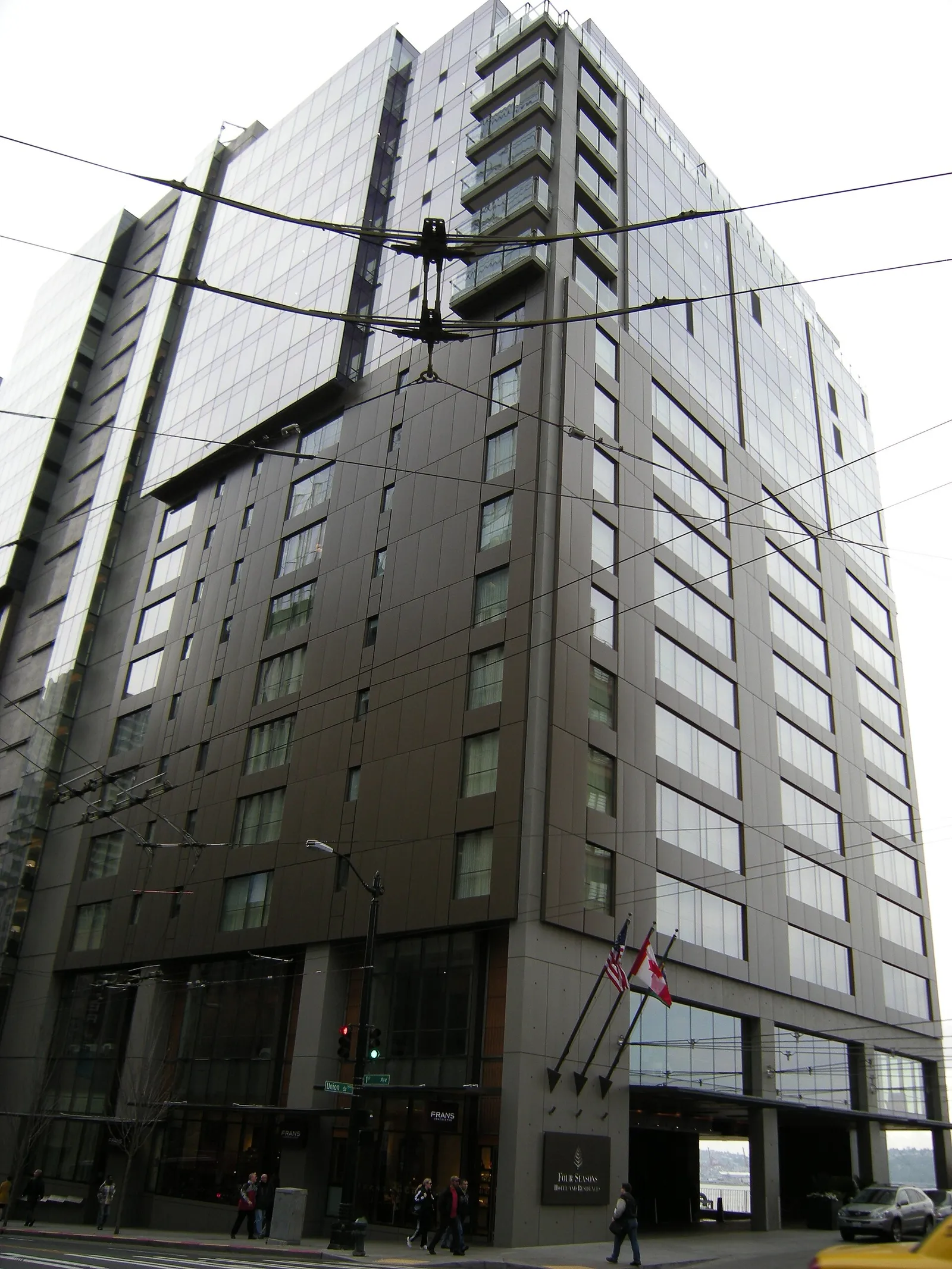 Four Seasons Hotel Seattle at First Avenue and Union Street