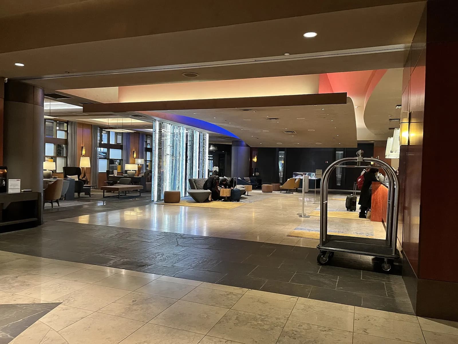 Lobby of the Grand Hyatt Seattle