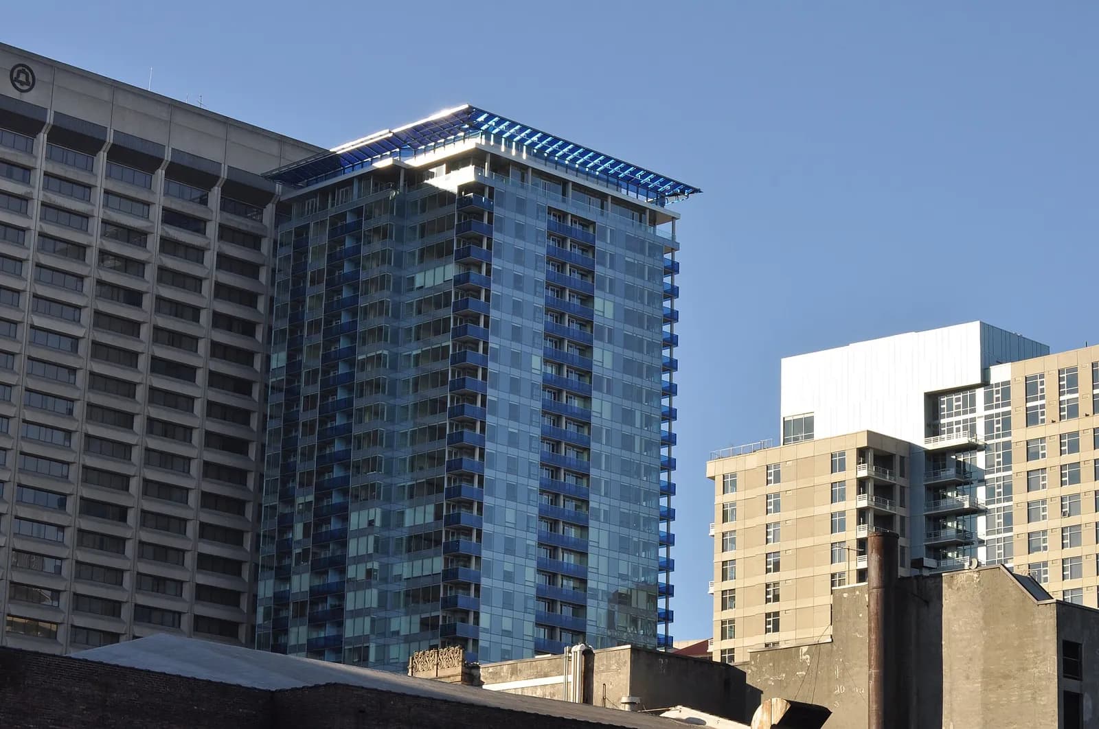 The Olive 8 tower, home of Hyatt at Olive 8, in downtown Seattle